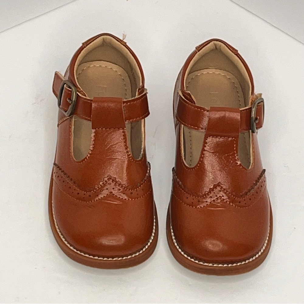 Felix and Flora Classic Brown Little Girls Shoes